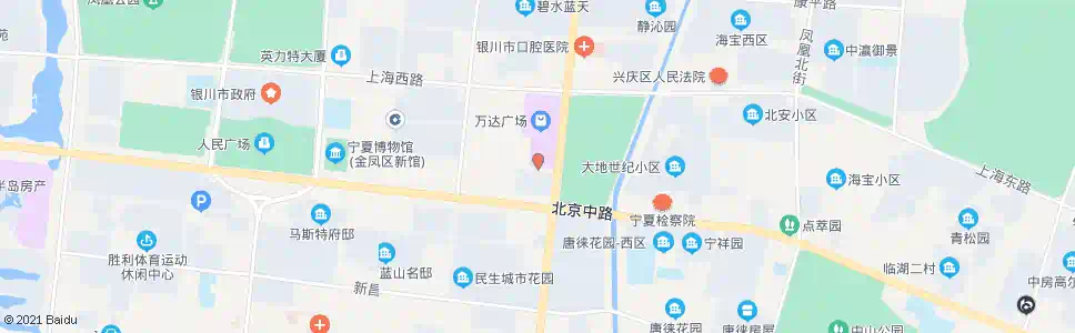 银川金凤凰停车场_公交站地图_银川公交_妙搜公交查询2025