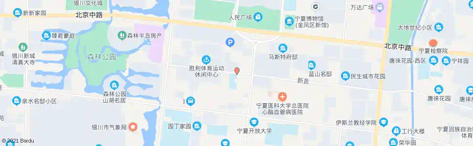 银川金凤区十一小_公交站地图_银川公交_妙搜公交查询2025