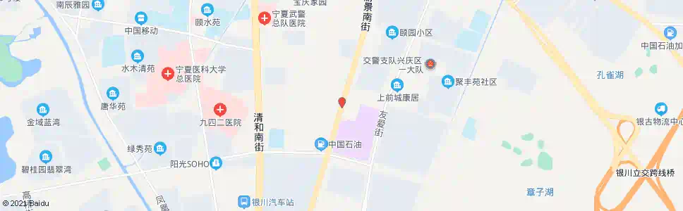 银川昆仑建材市场_公交站地图_银川公交_妙搜公交查询2025