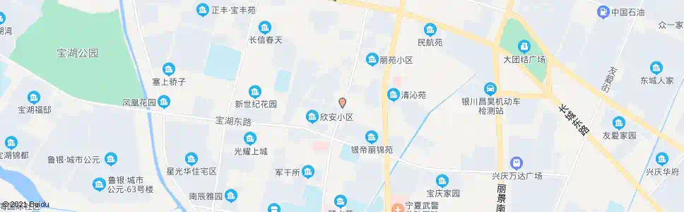 银川胜利街宝湖路口_公交站地图_银川公交_妙搜公交查询2025