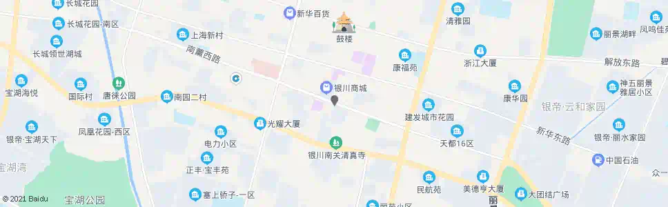银川B1商城站_公交站地图_银川公交_妙搜公交查询2025