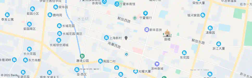 银川西塔北_公交站地图_银川公交_妙搜公交查询2025