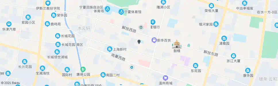 银川进宁街宗睦巷口_公交站地图_银川公交_妙搜公交查询2025
