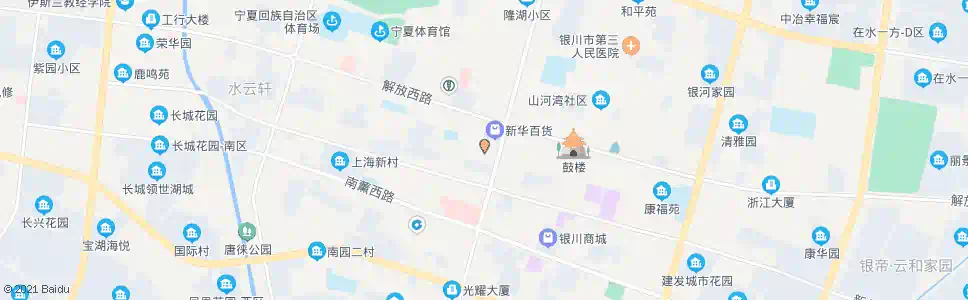 银川实验小学_公交站地图_银川公交_妙搜公交查询2025