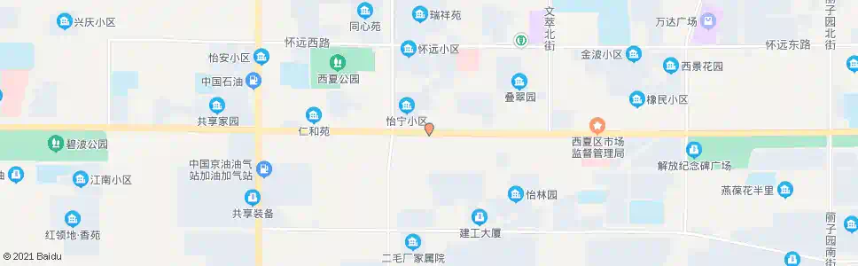 银川同心路市场东_公交站地图_银川公交_妙搜公交查询2025