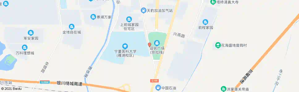 银川宁夏医科大学_公交站地图_银川公交_妙搜公交查询2025
