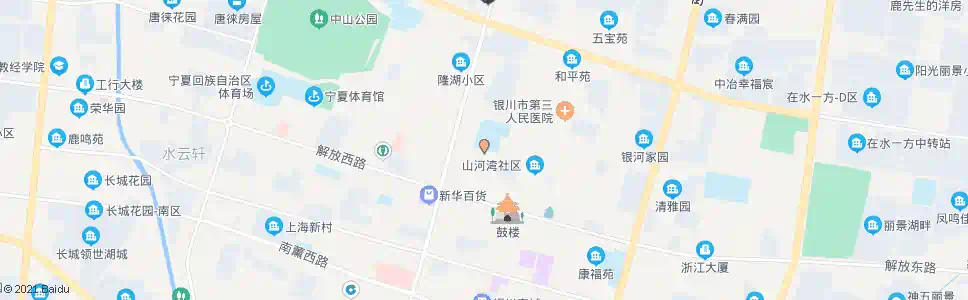 银川文化街民生巷口_公交站地图_银川公交_妙搜公交查询2025