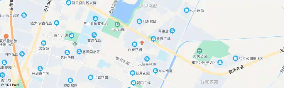 银川森林海住宅区_公交站地图_银川公交_妙搜公交查询2025