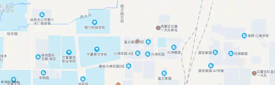 银川盈北家园A区_公交站地图_银川公交_妙搜公交查询2025
