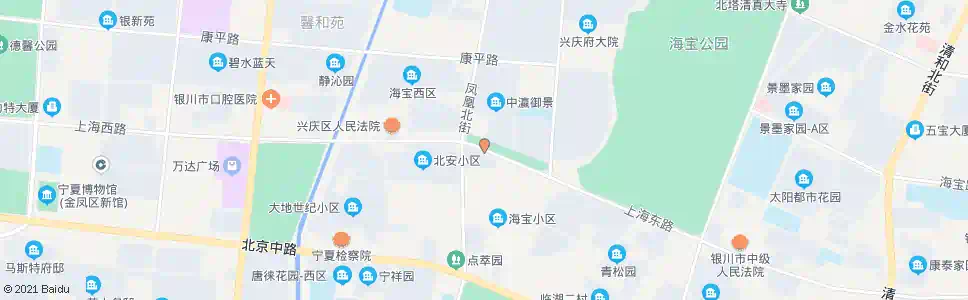银川北宝苑_公交站地图_银川公交_妙搜公交查询2025