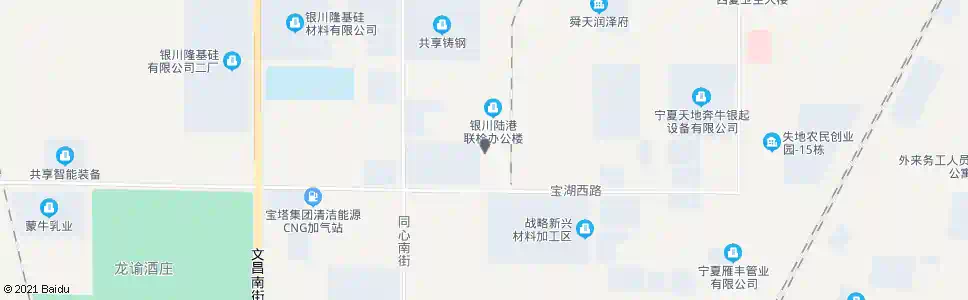 银川发祥路口_公交站地图_银川公交_妙搜公交查询2025