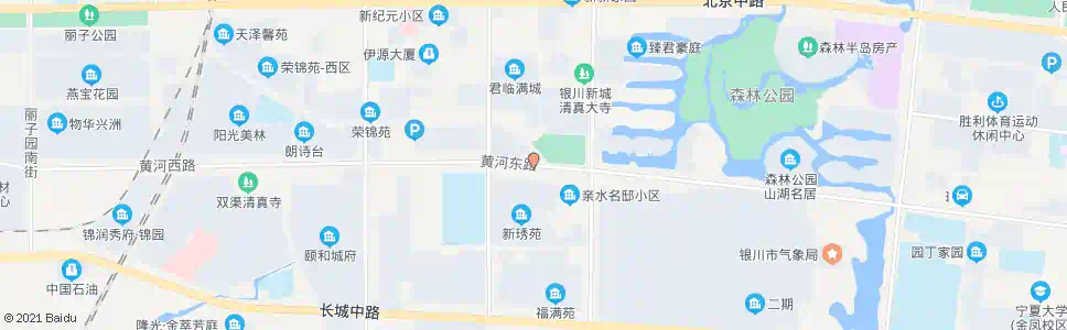银川黄河路满城街口_公交站地图_银川公交_妙搜公交查询2025