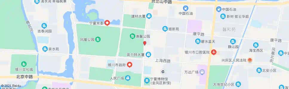银川尹家渠街宜居巷口_公交站地图_银川公交_妙搜公交查询2025