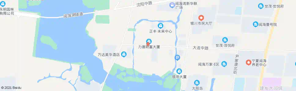 银川商务中心西_公交站地图_银川公交_妙搜公交查询2025