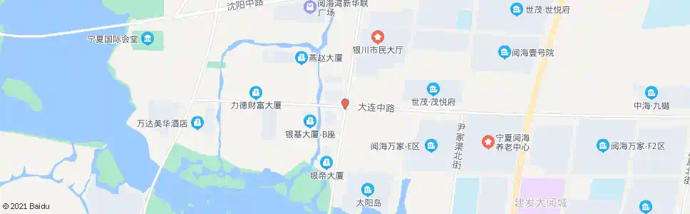 银川大连路万寿路口_公交站地图_银川公交_妙搜公交查询2025