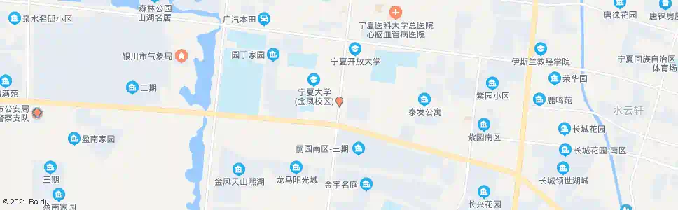 银川长城路口_公交站地图_银川公交_妙搜公交查询2025