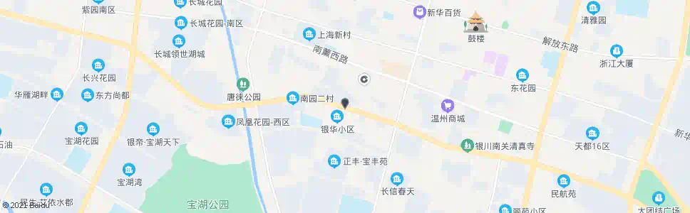 银川长城路利民街口_公交站地图_银川公交_妙搜公交查询2025
