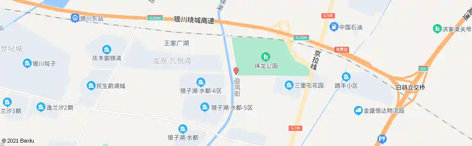 银川凤凰南街_公交站地图_银川公交_妙搜公交查询2025