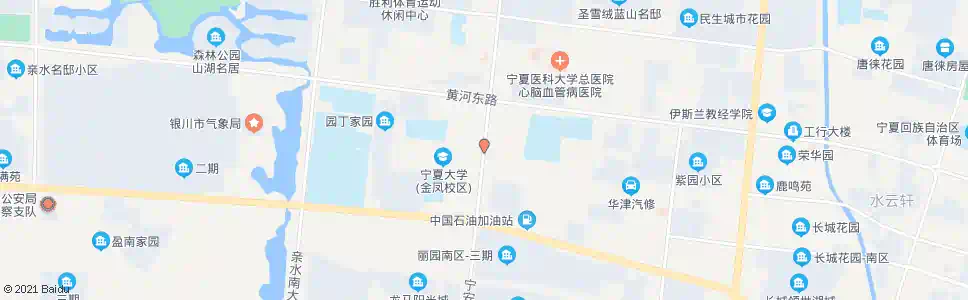 银川宁大南校区东门_公交站地图_银川公交_妙搜公交查询2025