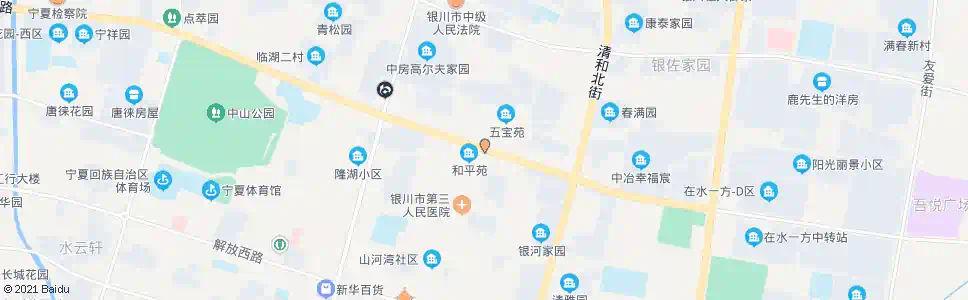 银川兴庆区政府_公交站地图_银川公交_妙搜公交查询2025