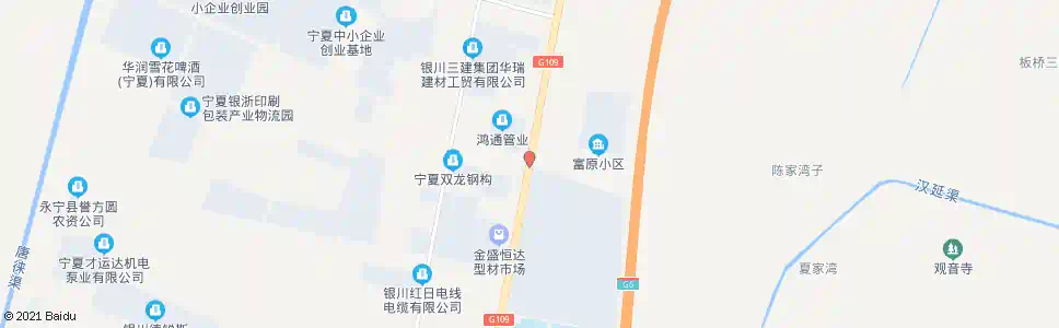 银川北方国际建材城北_公交站地图_银川公交_妙搜公交查询2025