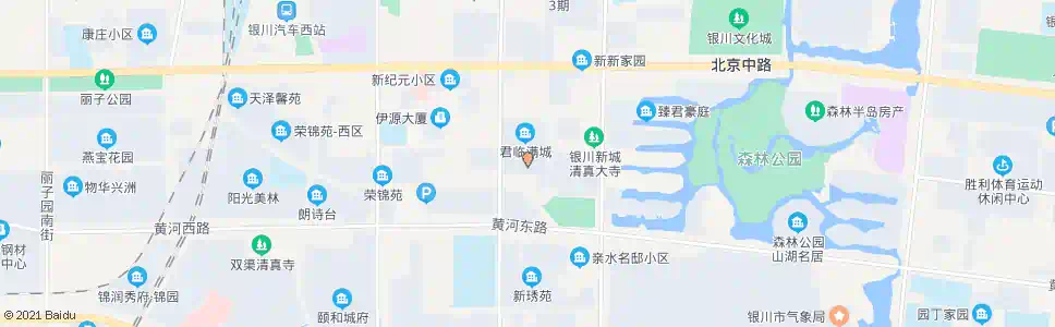 银川安怡家园a区_公交站地图_银川公交_妙搜公交查询2025