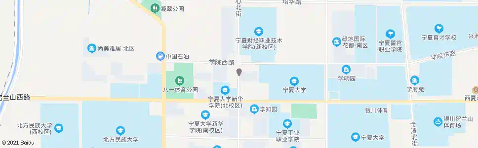 银川同心街学院路口_公交站地图_银川公交_妙搜公交查询2025