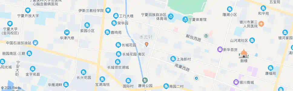 银川新华街凤凰街口_公交站地图_银川公交_妙搜公交查询2025