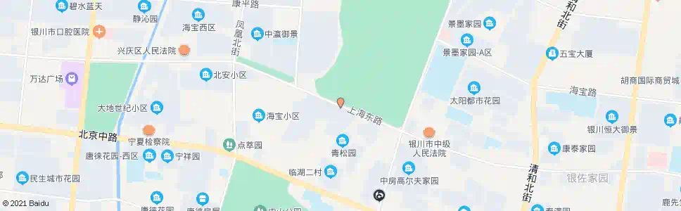银川福天苑_公交站地图_银川公交_妙搜公交查询2025