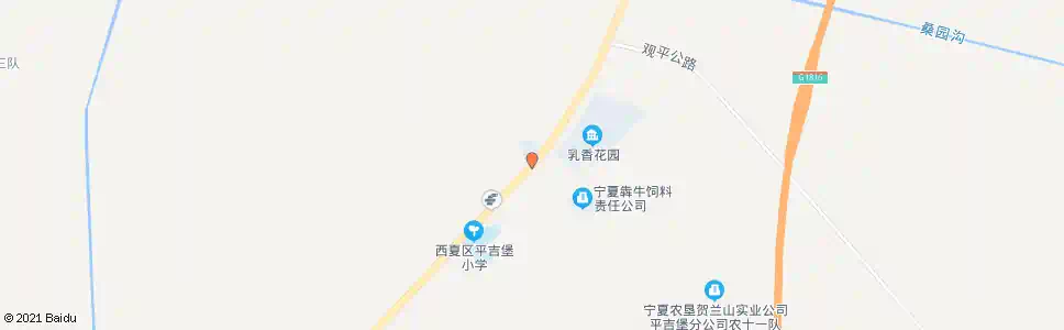 银川平吉堡农贸市场_公交站地图_银川公交_妙搜公交查询2025