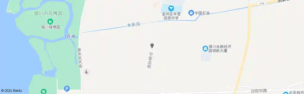 银川西新村七队_公交站地图_银川公交_妙搜公交查询2025