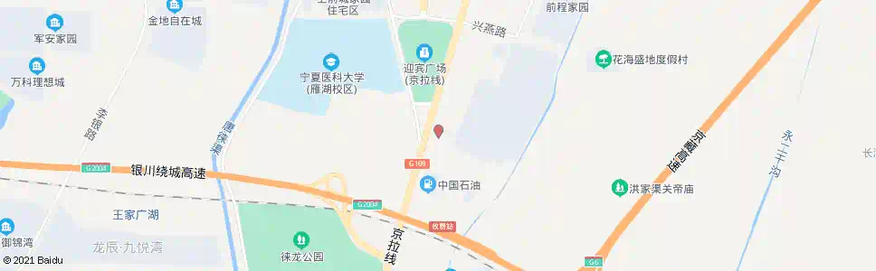 银川上前城南区_公交站地图_银川公交_妙搜公交查询2025