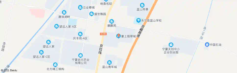 银川塞上翡翠城_公交站地图_银川公交_妙搜公交查询2025