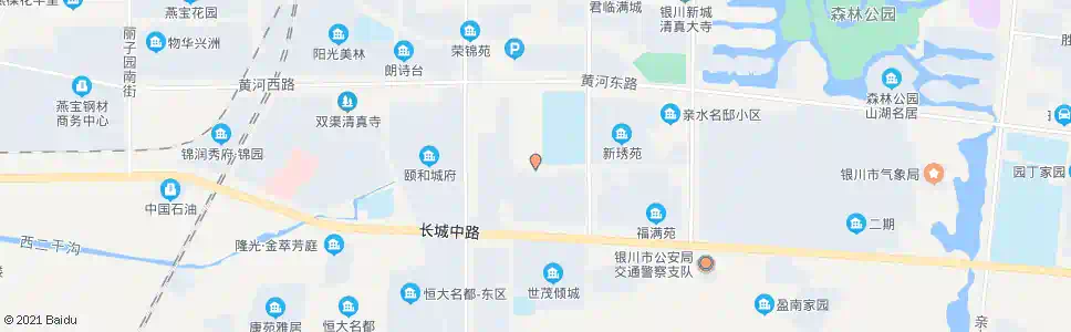银川六中南_公交站地图_银川公交_妙搜公交查询2025