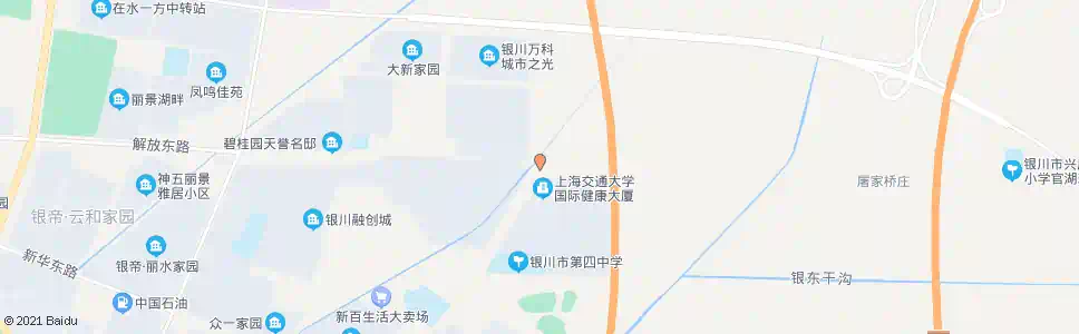 银川燕兴路口_公交站地图_银川公交_妙搜公交查询2025