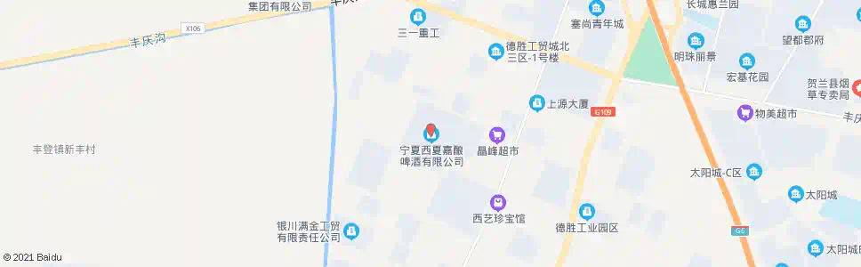 银川西夏啤酒_公交站地图_银川公交_妙搜公交查询2025