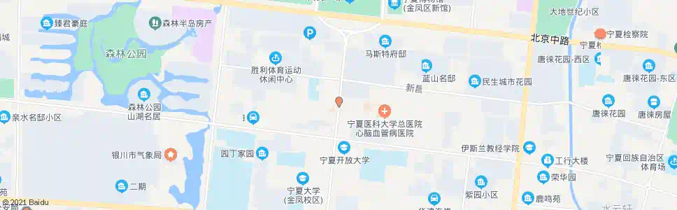 银川宁安街新昌路口_公交站地图_银川公交_妙搜公交查询2025