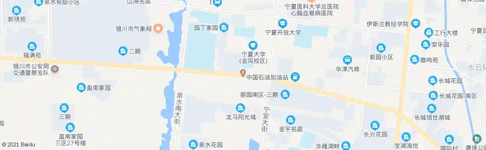 银川长城路宁安街口_公交站地图_银川公交_妙搜公交查询2025