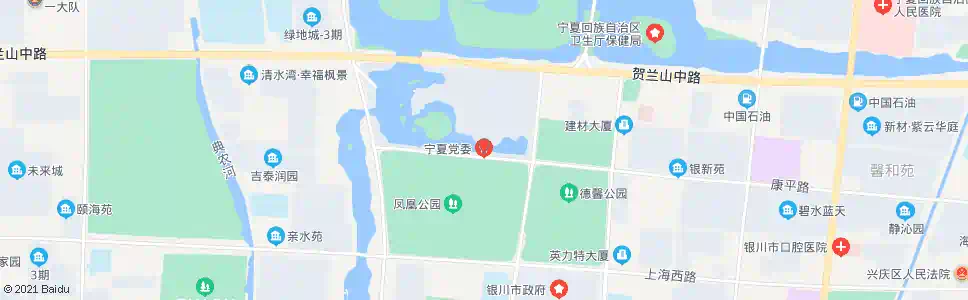 银川区党委_公交站地图_银川公交_妙搜公交查询2025