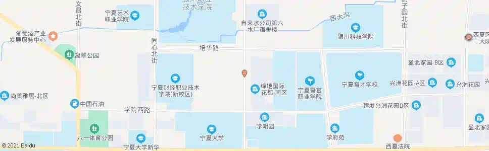 银川文萃街学院路口_公交站地图_银川公交_妙搜公交查询2025