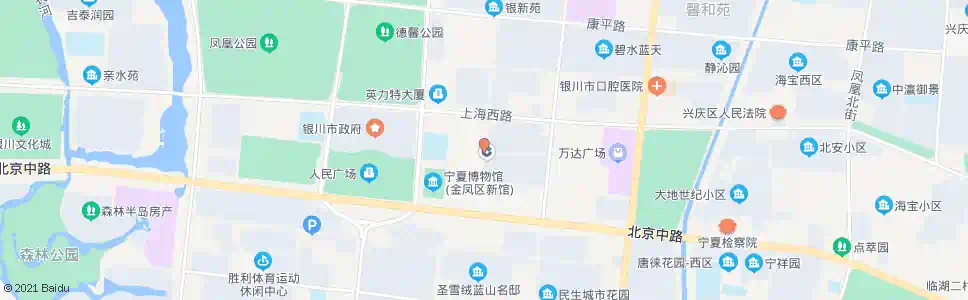 银川尹家渠街育安巷口_公交站地图_银川公交_妙搜公交查询2025