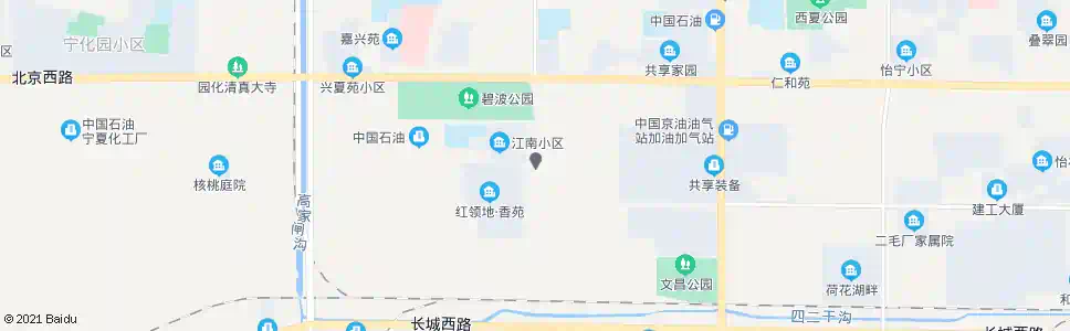 银川江南小区_公交站地图_银川公交_妙搜公交查询2025