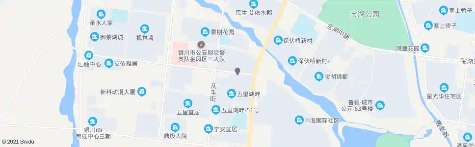 银川五里水乡南_公交站地图_银川公交_妙搜公交查询2025