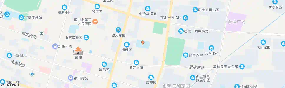 银川永宁县回民中学_公交站地图_银川公交_妙搜公交查询2025