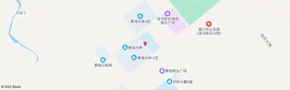 银川景城一中_公交站地图_银川公交_妙搜公交查询2025