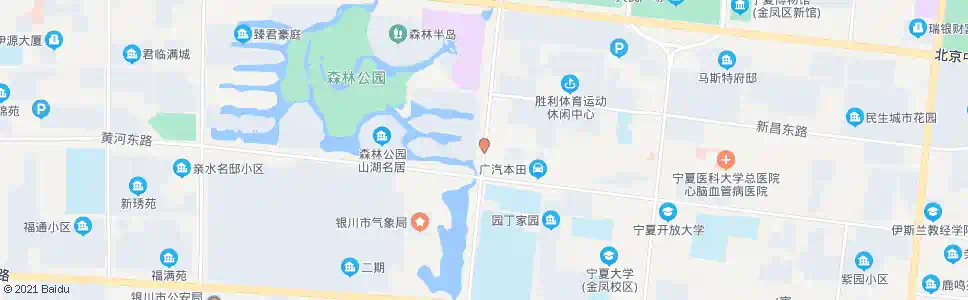 银川亲水街黄河路口_公交站地图_银川公交_妙搜公交查询2025