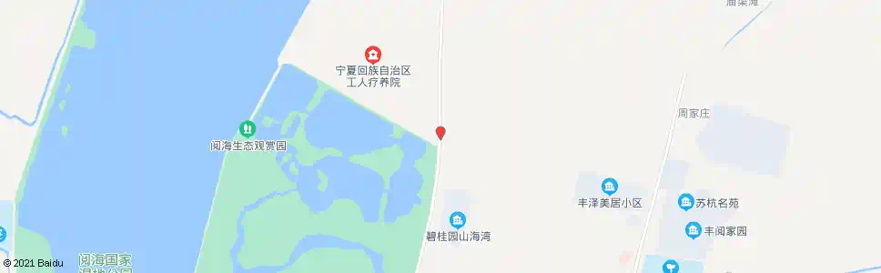银川鸭子墩生态园_公交站地图_银川公交_妙搜公交查询2025
