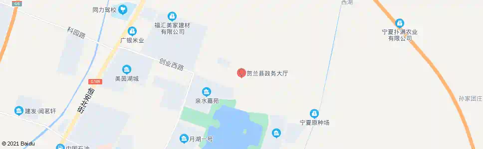 银川贺兰县人民政府_公交站地图_银川公交_妙搜公交查询2025