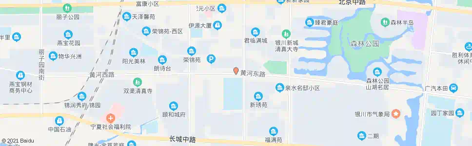 银川六中北_公交站地图_银川公交_妙搜公交查询2025