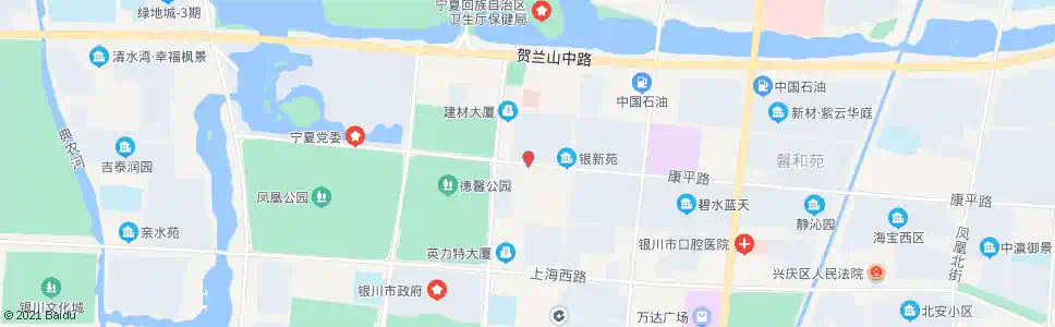 银川银新康居苑_公交站地图_银川公交_妙搜公交查询2025